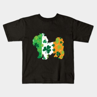 ST Patricks Day Shih Tzu Lucky Irish T-Shirt Kids T-Shirt